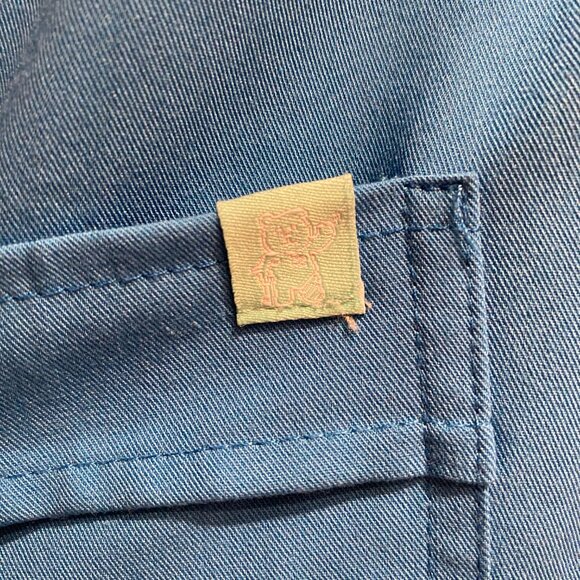 Petite length, Garde Malade, Jogger Scrub pants, Retro Blue - Picture 2 of 3